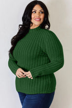 Load image into Gallery viewer, Basic Bae Full Size Ribbed Mock Neck Long Sleeve T-Shirt