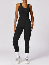 Load image into Gallery viewer, Basic Bae Sleeveless Cutout Racerback Active Jumpsuit