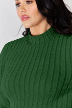 Load image into Gallery viewer, Basic Bae Full Size Ribbed Mock Neck Long Sleeve T-Shirt