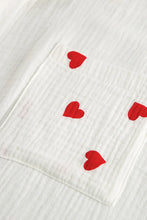 Load image into Gallery viewer, Basic Bae Heart Collared Neck Button Down Top and Shorts Set