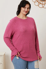 Load image into Gallery viewer, Basic Bae Full Size Ribbed Thumbhole Sleeve T-Shirt