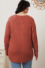 Load image into Gallery viewer, Basic Bae Full Size Ribbed Thumbhole Sleeve T-Shirt