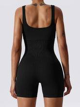 Load image into Gallery viewer, Basic Bae Ribbed Sleeveless Active Romper