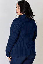 Load image into Gallery viewer, Basic Bae Full Size Ribbed Mock Neck Long Sleeve T-Shirt