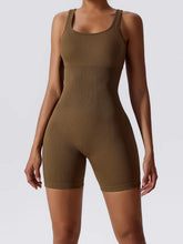 Load image into Gallery viewer, Basic Bae Ribbed Sleeveless Active Romper