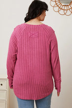 Load image into Gallery viewer, Basic Bae Full Size Ribbed Thumbhole Sleeve T-Shirt