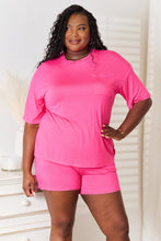 Load image into Gallery viewer, Basic Bae Full Size Soft Rayon Half Sleeve Top and Shorts Set