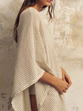 Load image into Gallery viewer, Ava Kimono - Khaki Green Stripes