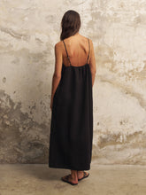Load image into Gallery viewer, Bliss Flow Maxi Dress - Black