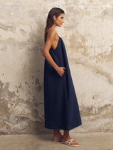 Load image into Gallery viewer, Bliss Flow Maxi Dress - Navy