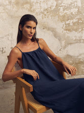Load image into Gallery viewer, Bliss Flow Maxi Dress - Navy