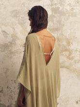 Load image into Gallery viewer, Bodrum Ties Kaftan - Khaki Green