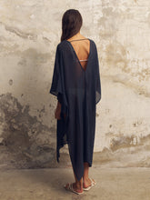 Load image into Gallery viewer, Bodrum Ties Kaftan - Navy