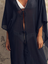 Load image into Gallery viewer, Bodrum Ties Kaftan - Navy