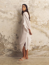 Load image into Gallery viewer, Bodrum Ties Kaftan - White