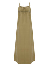Load image into Gallery viewer, Bliss Flow Maxi Dress - Khaki Green