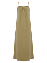 Load image into Gallery viewer, Bliss Flow Maxi Dress - Khaki Green