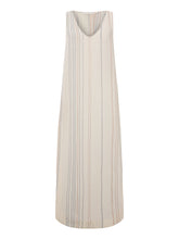 Load image into Gallery viewer, Day Break Dress - Natural With Stripes