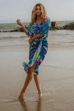 Load image into Gallery viewer, ON THE HORIZON WOVEN SATIN MIDI DRESS