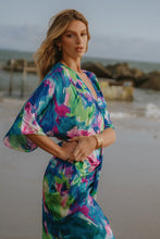 Load image into Gallery viewer, ON THE HORIZON WOVEN SATIN MIDI DRESS