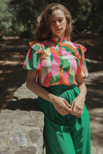 Load image into Gallery viewer, MAKE THEM PROUD WOVEN TOP