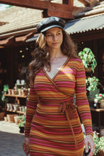 Load image into Gallery viewer, FLIRTATIOUS NATURE SWEATER MIDI DRESS