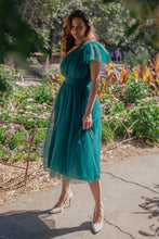 Load image into Gallery viewer, LIVELY CHARM TULLE MIDI DRESS