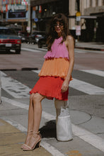 Load image into Gallery viewer, OUTSTANDING EFFORT WOVEN MINI DRESS