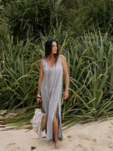 Load image into Gallery viewer, Day Break Dress - Navy With Stripes