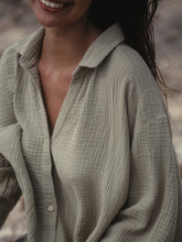 Load image into Gallery viewer, Echo Maxi Shirt - Khaki Green