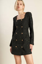 Load image into Gallery viewer, HEART UNBOUND TWEED MINI DRESS