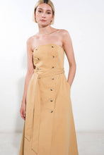Load image into Gallery viewer, FOLLOW YOU EVERYWHERE WOVEN MIDI DRESS
