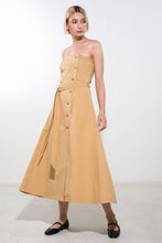 Load image into Gallery viewer, FOLLOW YOU EVERYWHERE WOVEN MIDI DRESS