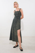 Load image into Gallery viewer, EXOTIC BREEZE DENIM MIDI DRESS