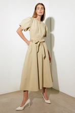 Load image into Gallery viewer, WHAT DO YOU MEAN WOVEN MIDI DRESS