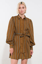 Load image into Gallery viewer, GIVE IT A GO WOVEN MINI DRESS