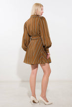 Load image into Gallery viewer, GIVE IT A GO WOVEN MINI DRESS