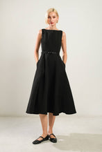 Load image into Gallery viewer, LIVING THE DREAM WOVEN MIDI DRESS
