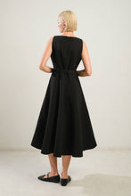 Load image into Gallery viewer, LIVING THE DREAM WOVEN MIDI DRESS