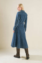 Load image into Gallery viewer, LIFE WITH YOU DENIM MIDI DRESS