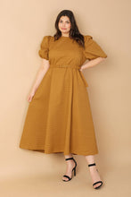Load image into Gallery viewer, CAN'T STOP ME WOVEN MIDI DRESS
