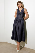 Load image into Gallery viewer, RUSTIC DREAM WOVEN MIDI DRESS