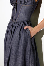 Load image into Gallery viewer, RUSTIC DREAM WOVEN MIDI DRESS
