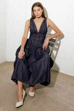 Load image into Gallery viewer, RUSTIC DREAM WOVEN MIDI DRESS