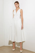 Load image into Gallery viewer, FANCIFUL ESCAPES WOVEN MIDI DRESS