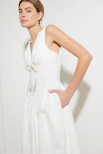 Load image into Gallery viewer, FANCIFUL ESCAPES WOVEN MIDI DRESS