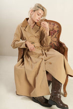 Load image into Gallery viewer, FALLING LEAVES WOVEN MIDI TRENCH COAT