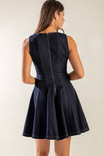 Load image into Gallery viewer, CLASSICAL BALLET DENIM MINI DRESS