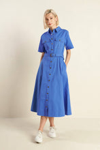 Load image into Gallery viewer, SOUL ON FIRE WOVEN MIDI DRESS