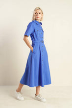 Load image into Gallery viewer, SOUL ON FIRE WOVEN MIDI DRESS